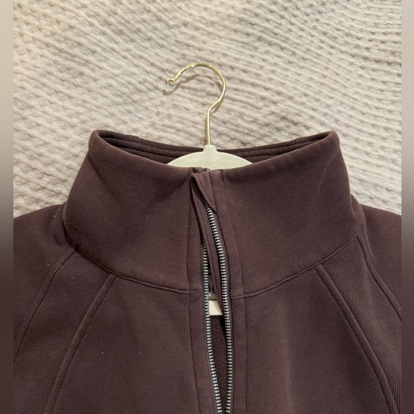 Scuba Oversized Funnel-Neck Full Zip Espresso XS/S - Picture 7 of 8